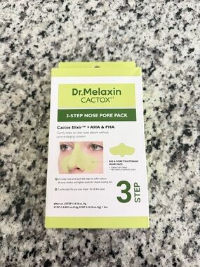 Dr. Melaxin CACTOX 3-Step Nose Pore Pack – NWT